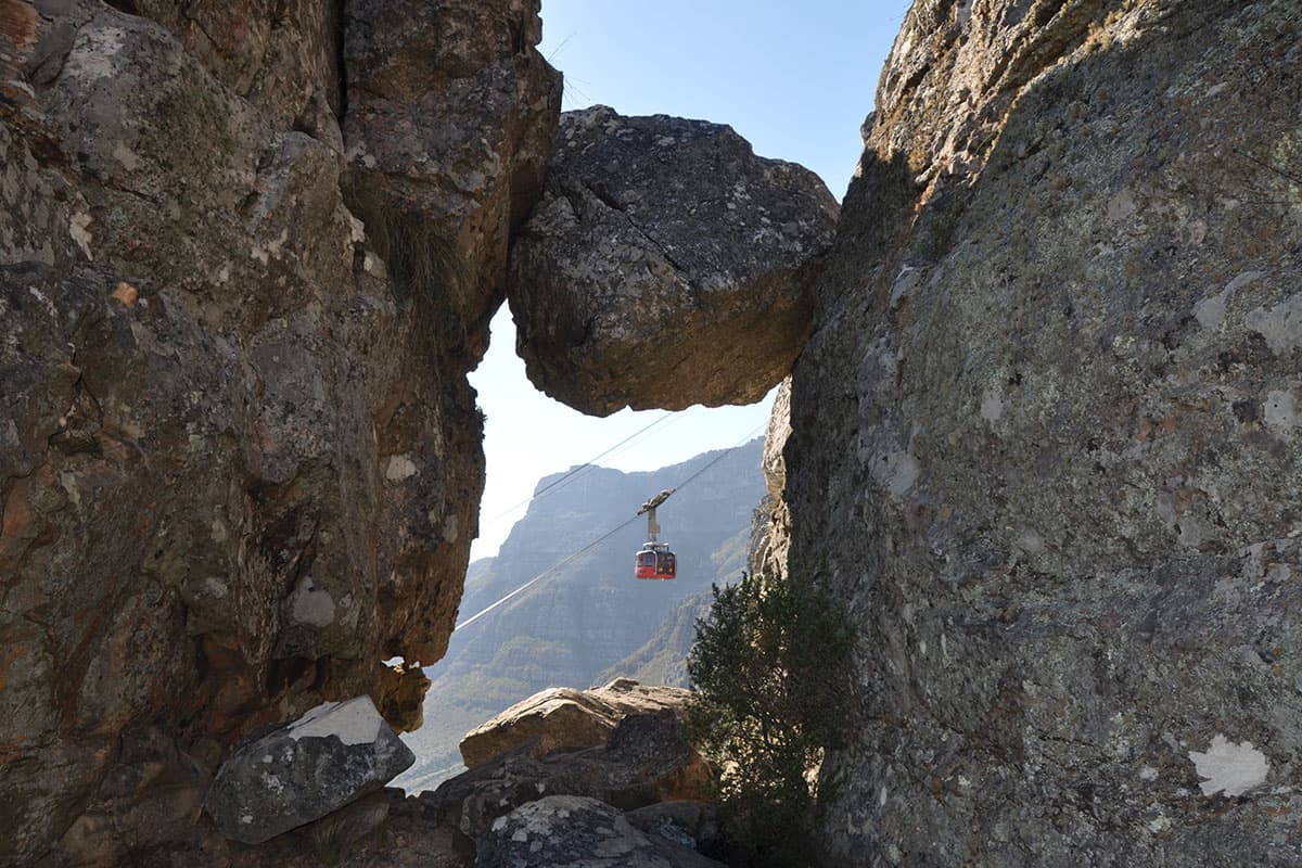 India Venster trail with panoramic view of Cape Town